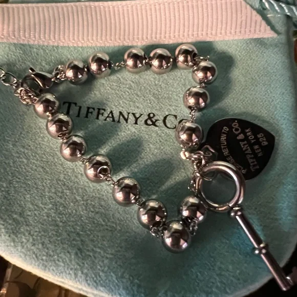 Tiffany & Co. Hardware Ball Bead Bracelet Full Inclusion - Picture 11 of 12
